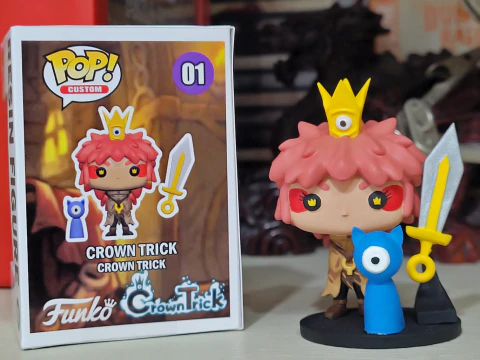 Crown Trick Funko Pop version 3D Print Model