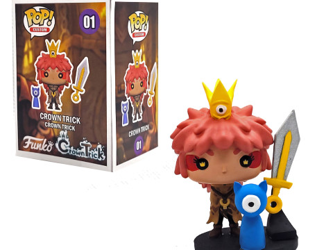 Crown Trick Funko Pop version Modèles 3D en vedette