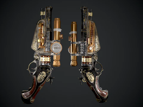 Пистолет 3D Модель