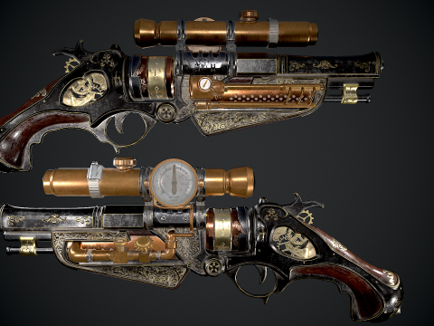 Pistolet 3D Model