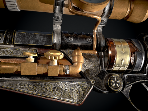 Pistolet 3D Model