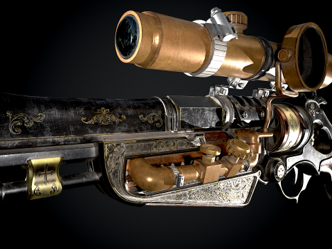 Pistolet 3D Model