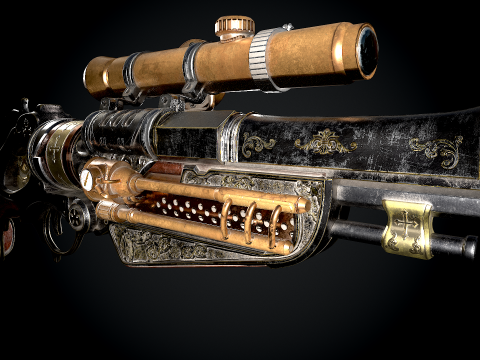 Pistolet 3D Model