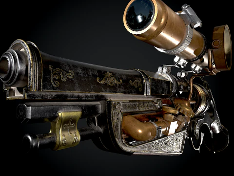 Pistolet 3D Model