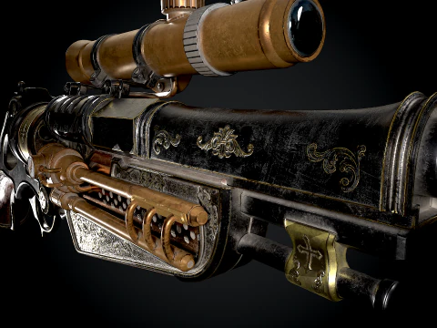 Pistolet 3D Model