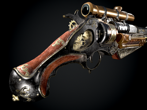 Pistolet 3D Model