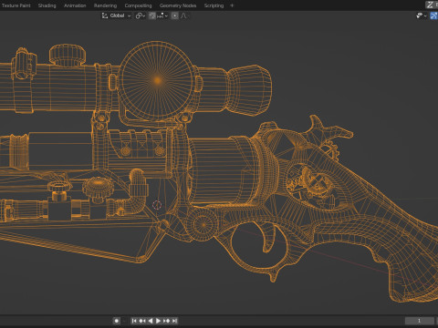 Pistolet 3D Model