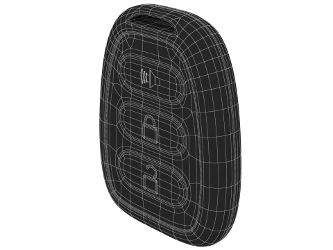 Car Key Remote Modèle 3D