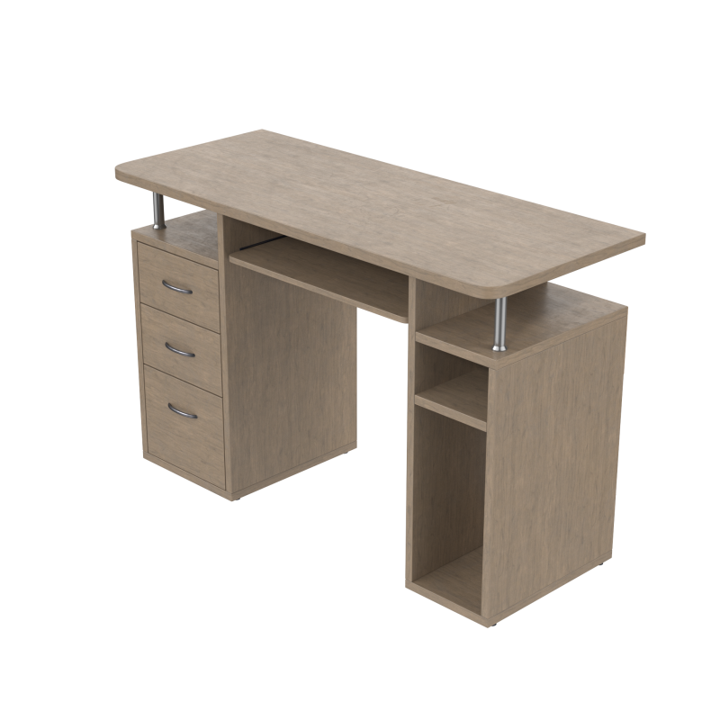 Computer Desk Modèle 3D .c4d .max .obj .3ds .fbx .stl .blend