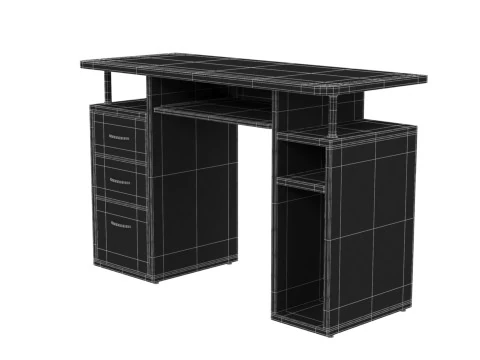Computer Desk 3D Model