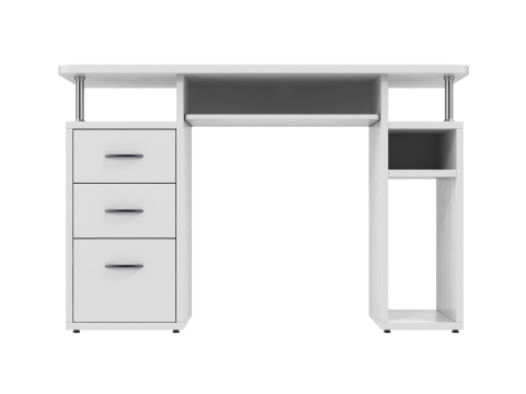 White Desk 3D मॉडल