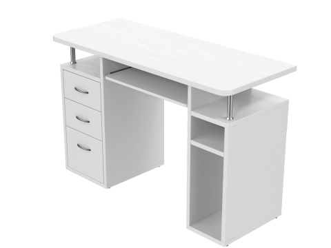 White Desk 3D 모델