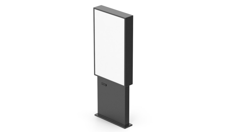 Kiosk Modelo 3D .c4d .max .obj .3ds .fbx .stl .blend 