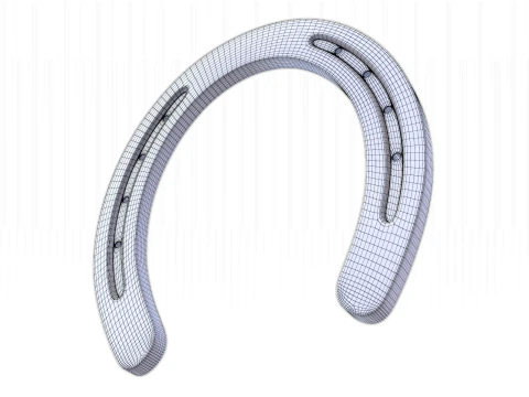 Steel Horseshoe 3D Model