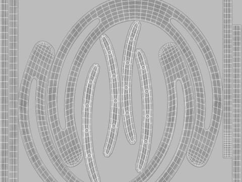 Steel Horseshoe 3D Model