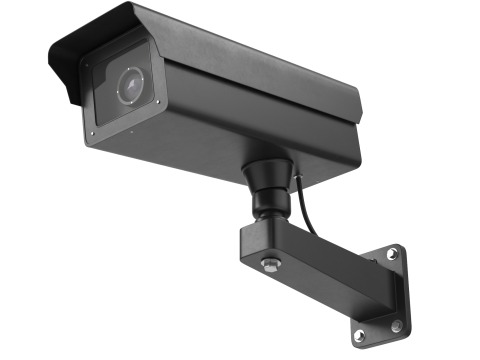 Black Security Camera Modello 3D