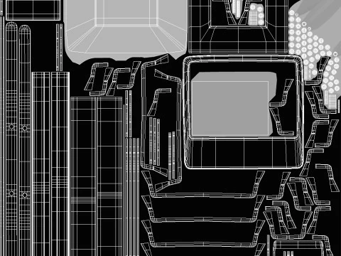 Cahaya Banjir Model 3D