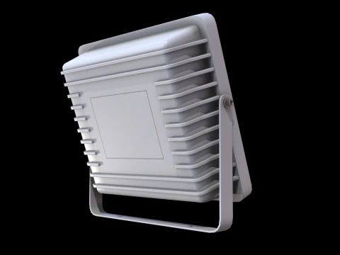 Luce di inondazione bianca Modello 3D