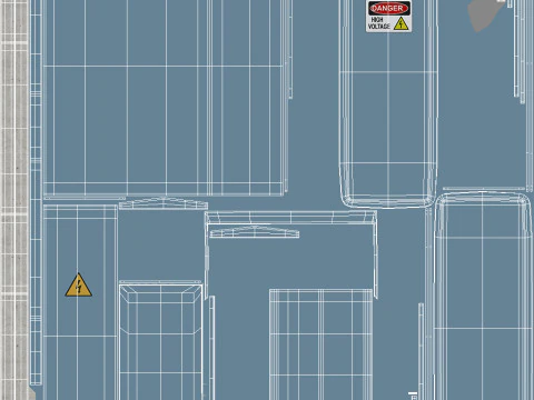 電気ボックス 3Dモデル