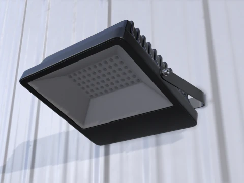 Industrial Building 3D Model