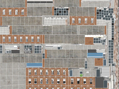 Apartment Building 2 3D Model