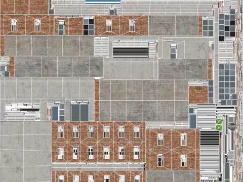 Apartment Building 3 3D Model