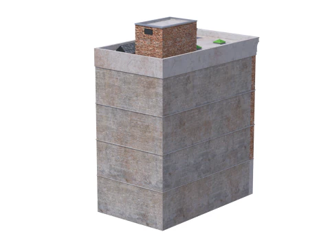 Apartment Building 5 3D Model