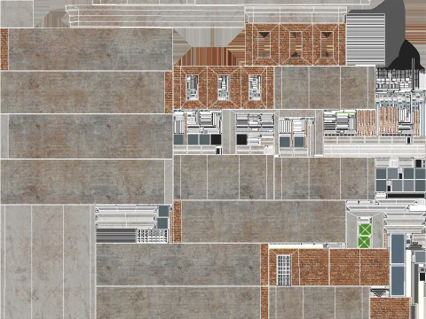 Apartment Building 5 3D Model