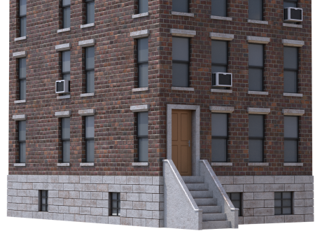 Apartment Building Modèle 3D