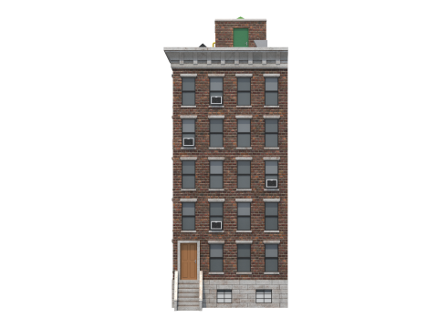 Apartment Building Modèle 3D