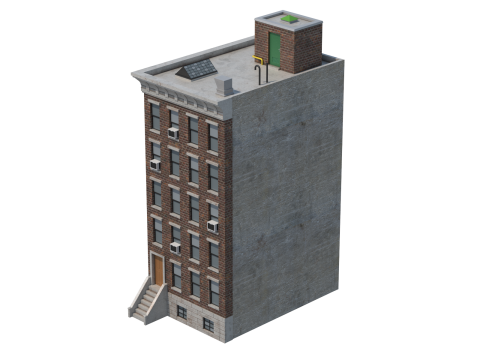 Apartment Building Modèle 3D