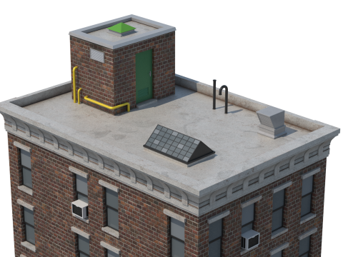 Apartment Building Modèle 3D