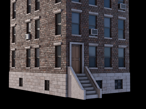 Apartment Building Modèle 3D