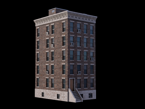Apartment Building Modèle 3D