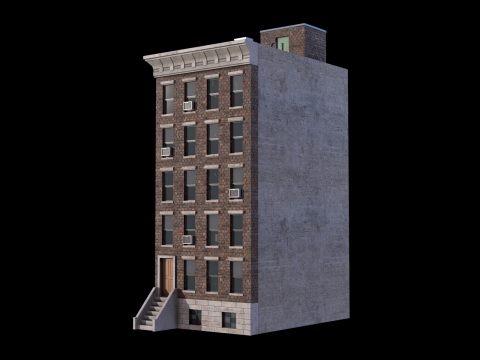 Apartment Building Modèle 3D