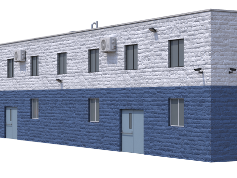 Industrial Building 2 3Dモデル
