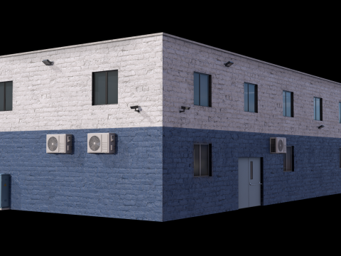 Industrial Building 2 3Dモデル