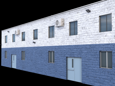 Industrial Building 2 3Dモデル