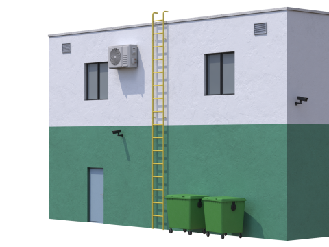 Industrial Building 3 Model 3D