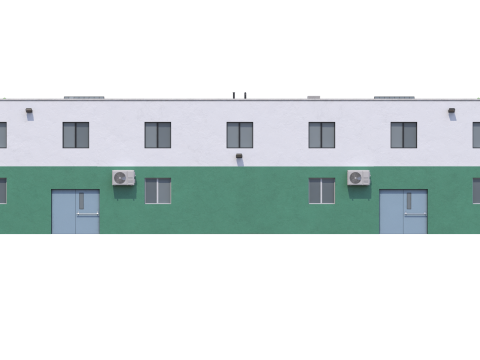 Industrial Building 3 Model 3D