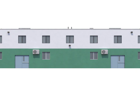 Industrial Building 3 3D Model