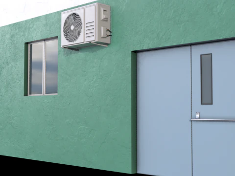 Industrial Building 3 3D Model