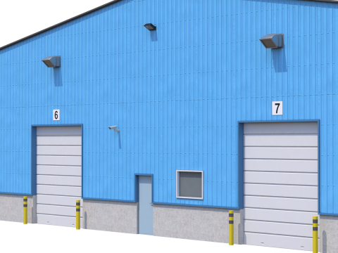 Industrial Building 4 3Dモデル