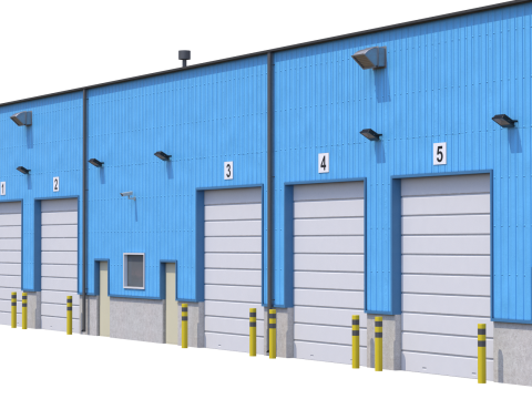 Industrial Building 4 3Dモデル