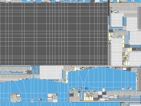 Industrial Building 4 3Dモデル
