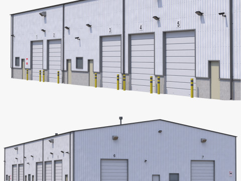 Industrial Building 5 Modelo 3D