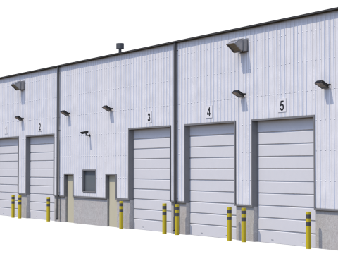 Industrial Building 5 Modelo 3D