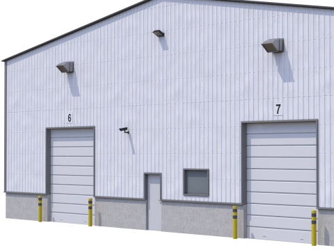 Industrial Building 5 Modelo 3D
