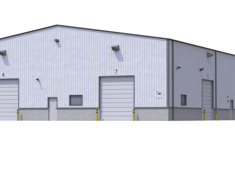 Industrial Building 5 Modelo 3D