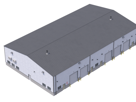 Industrial Building 5 Modelo 3D